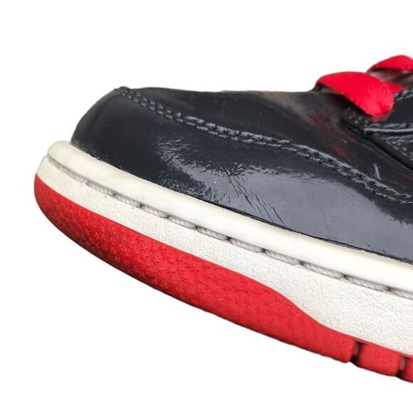 Vintage 2008 Nike Dunk High Patent Toe Grey Sunburst Size 10 - Picture 7 of 16